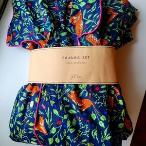 JCrew Tiger pajamas